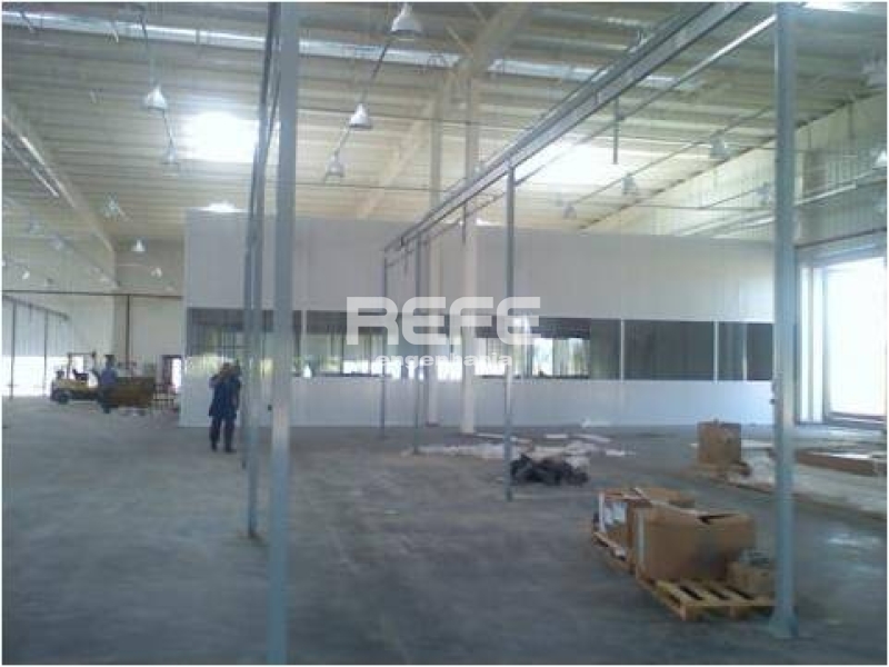 Vista interna prédio industrial