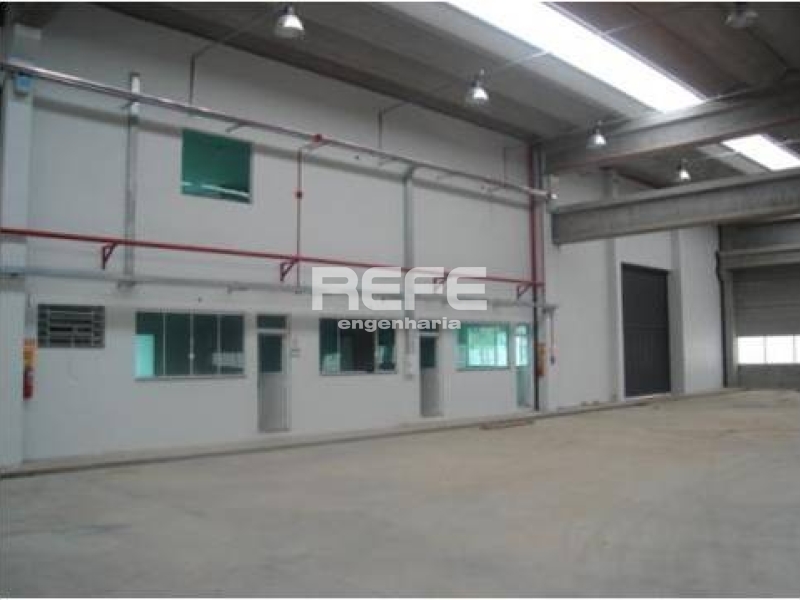 Vista interna do prédio industrial